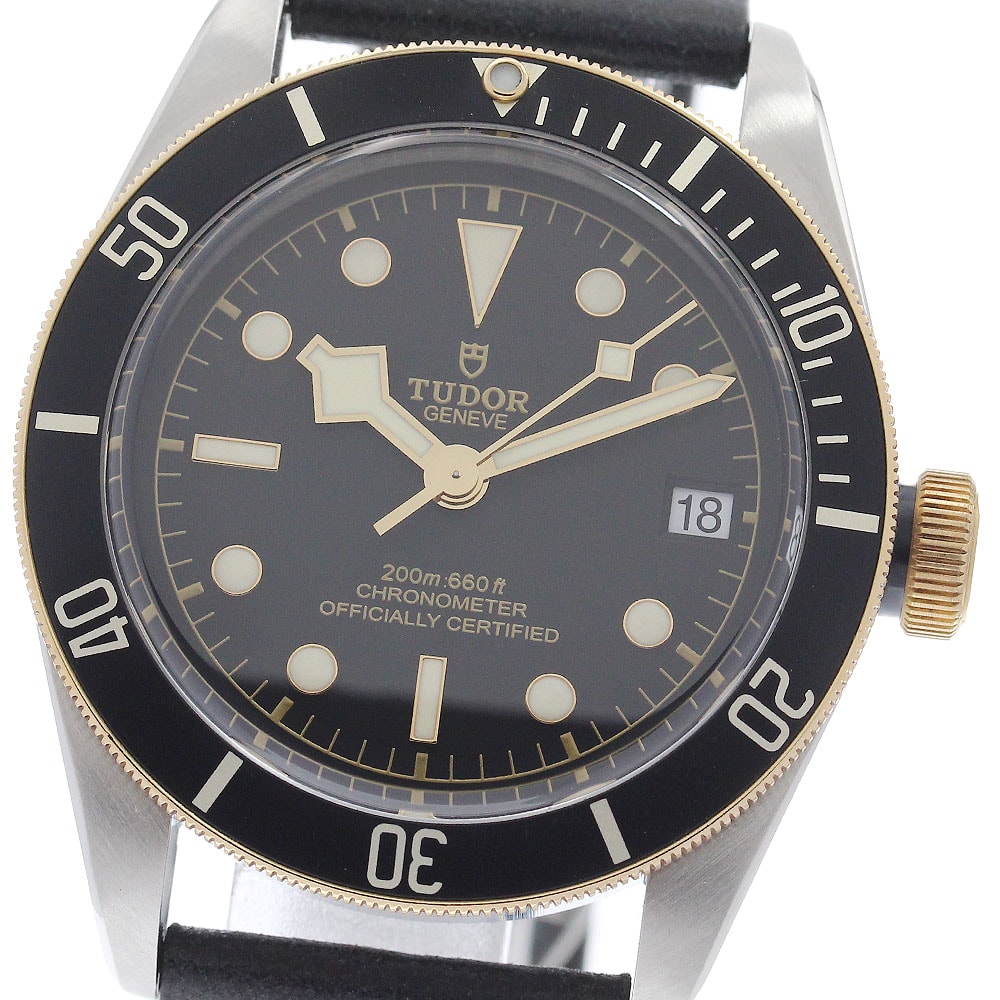☆美品 チュードル ヘリテージ ブラックベイ 79733N メンズ 【中古】