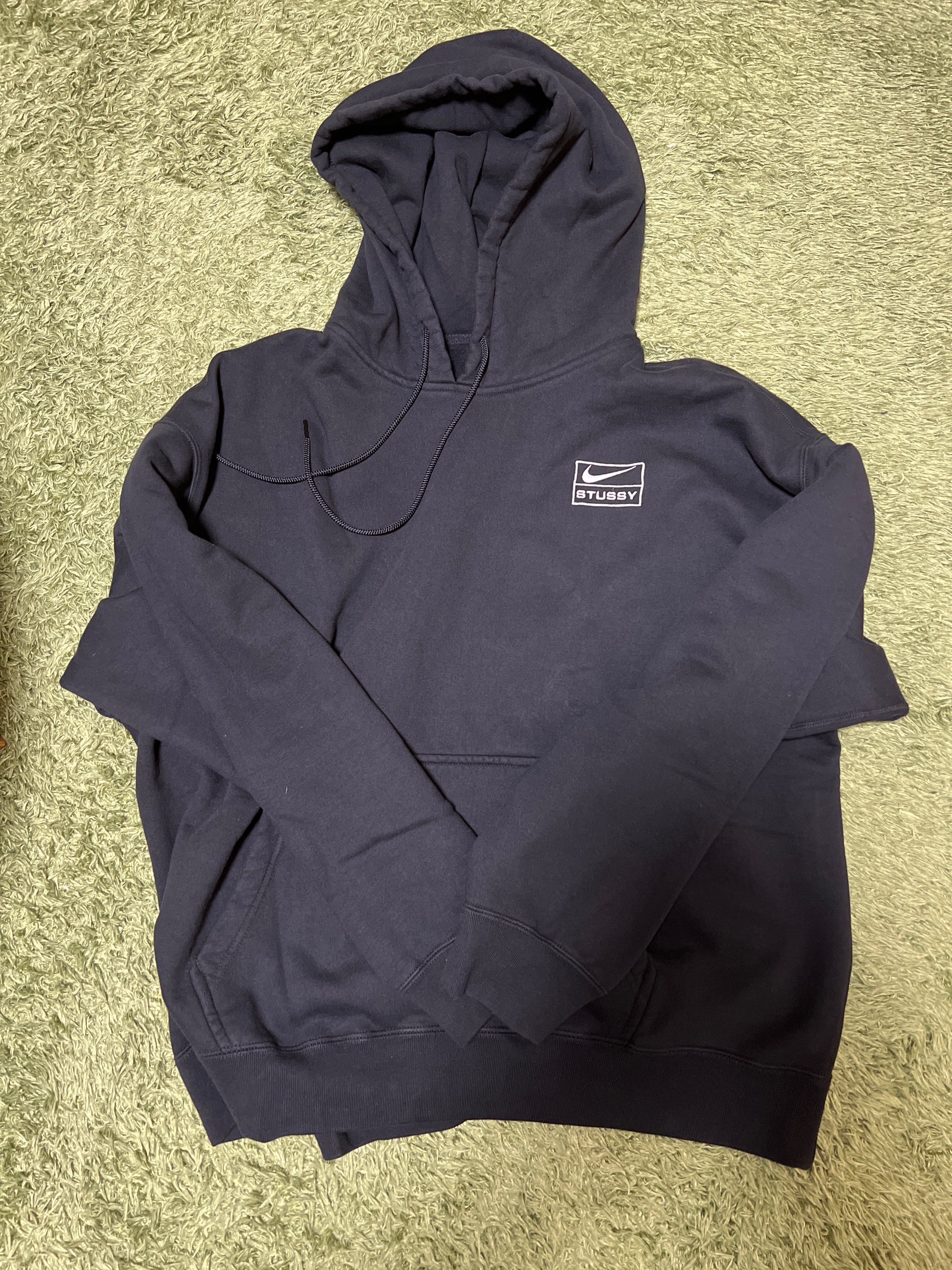 Stussy × Nike NRG Washed Hoodie (US Size) "Black" DN4028-010