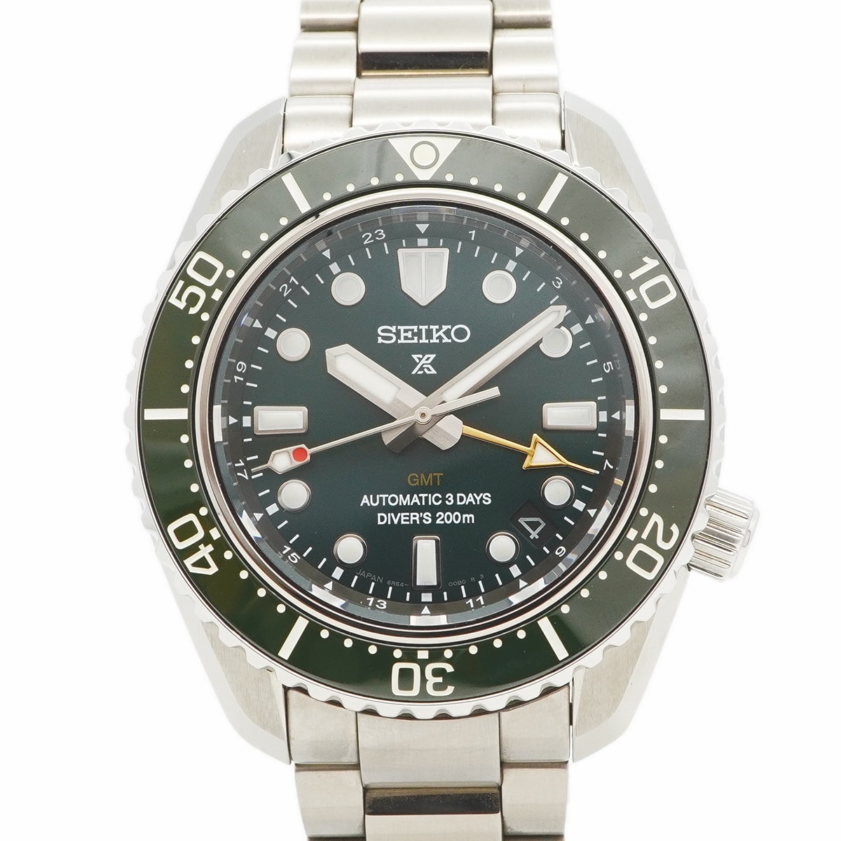 ★最終価格【6wce0393】セイコー プロスペックス SBEJ009/6R54-00D0 グリーン文字盤【中古】腕時計 メンズ