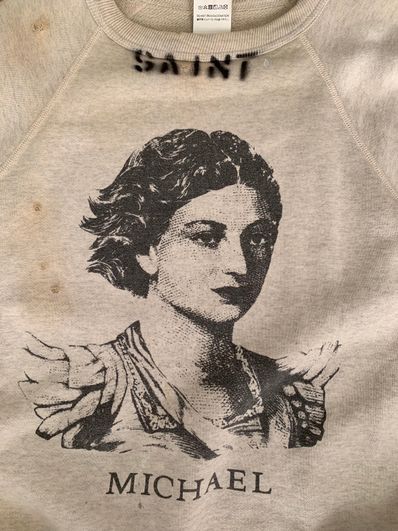 SAINT Mxxxxxx RAGLAN SWEAT MICHAEL "Grey"