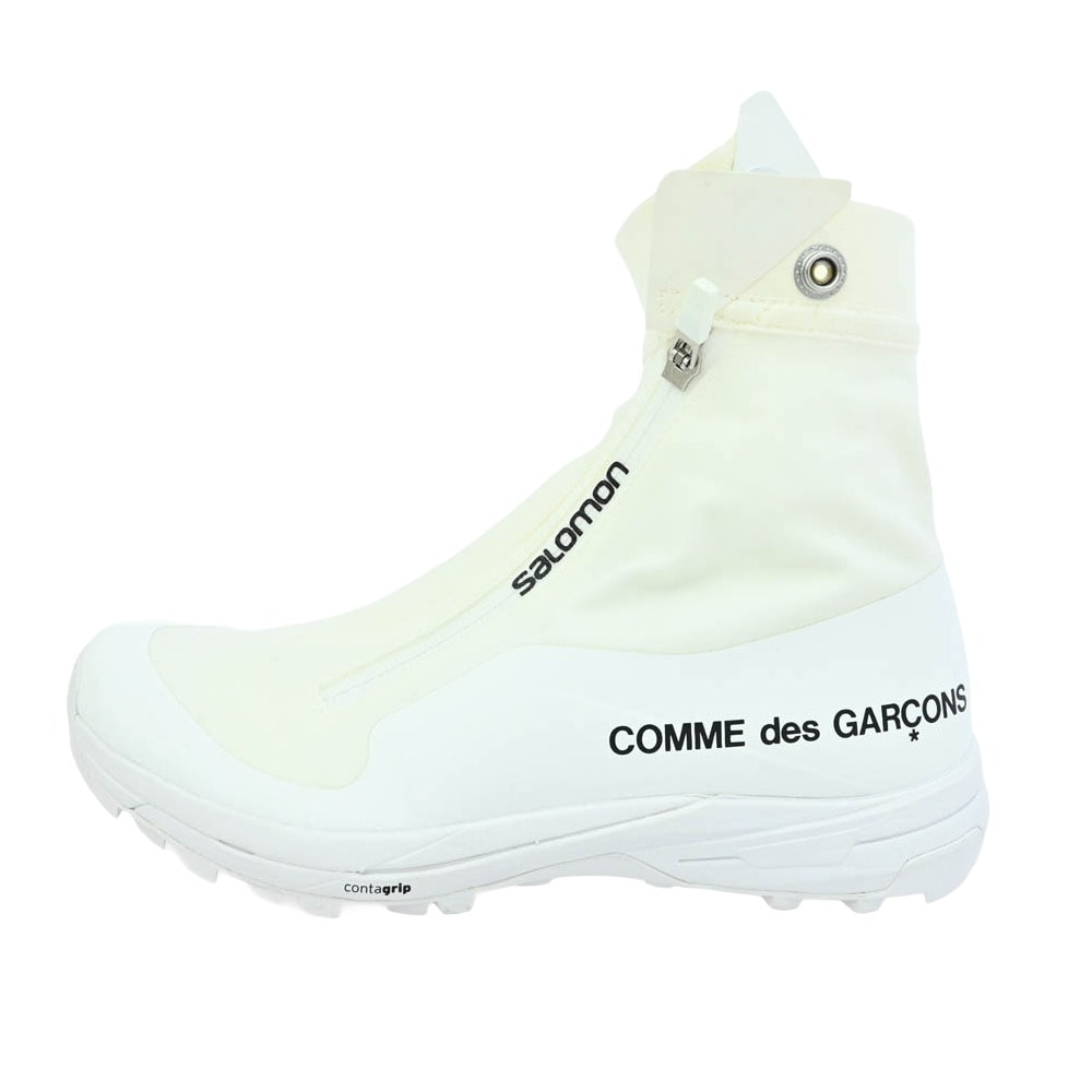 COMME des GARCONS コムデギャルソン スニーカー 416820 salomon サロモン XA-ALPONE FOR CDG ハイカット スニーカー ホワイト系 25cm【中古】