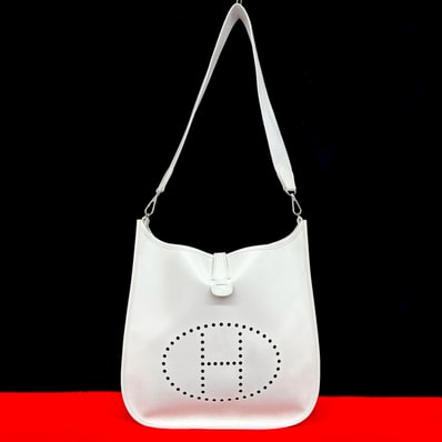 HERMES エルメス エヴリン GM ヴォーエプソン ショルダーバッグ ホワイト
35706