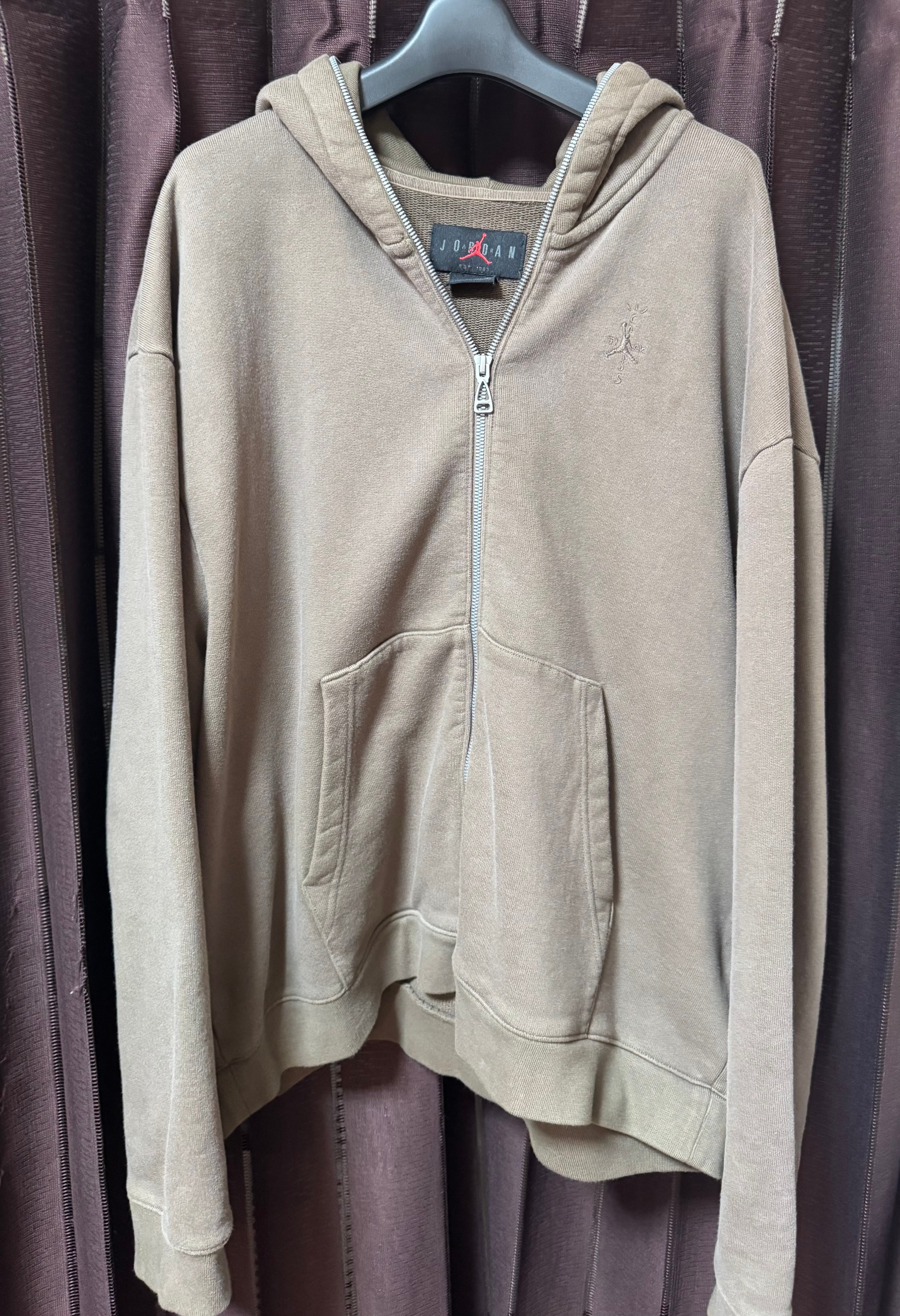 Travis Scott x Nike Jordan Fullzip Hoodie "Brown"
