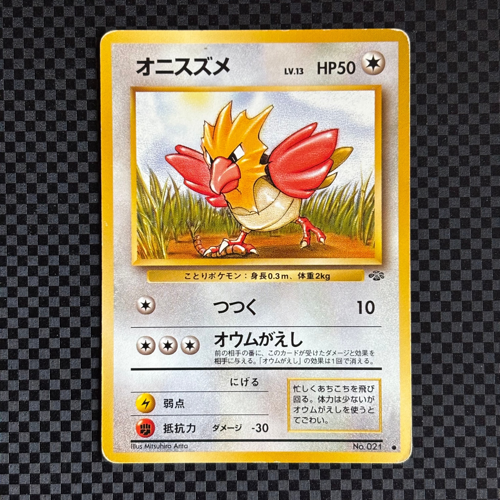 オニスズメ ● : 旧裏 [PMCG2 No.021](拡張パック「ポケモンジャングル」)