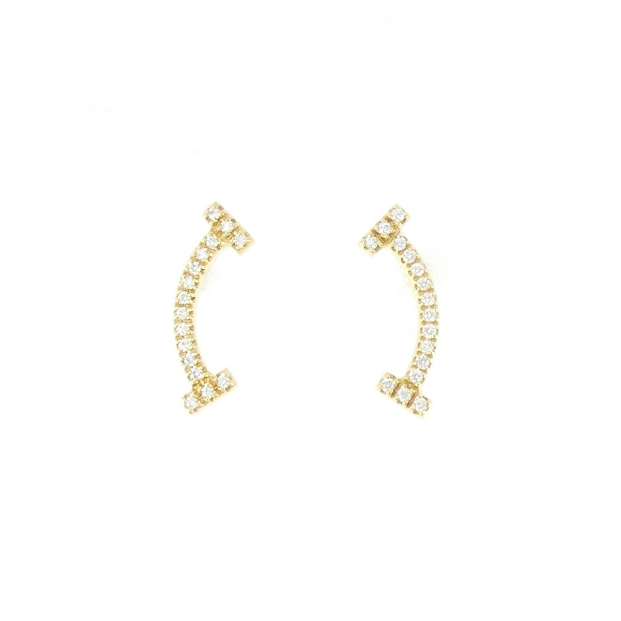 ティファニー Tスマイル ピアス