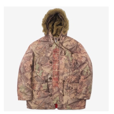 Supreme Spellout N-3B Parka (19FW) "Advantage Timber Camo"