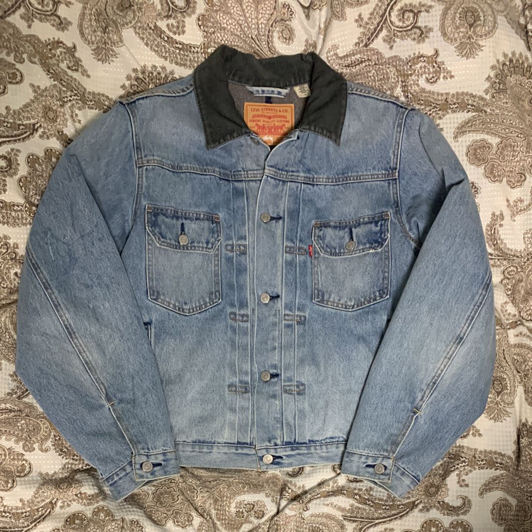 Stussy × LEVI'S Embossed Trucer "Denim" A5215-0000