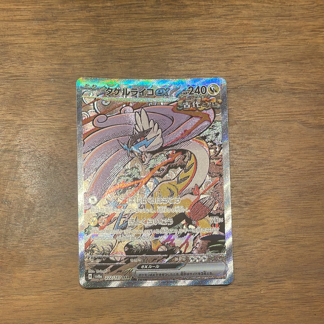タケルライコex SAR [SV8a 222/187](ハイクラスパック「テラスタルフェスex」)