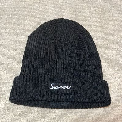 Supreme Loose Gauge Beanie "Black" (22FW)