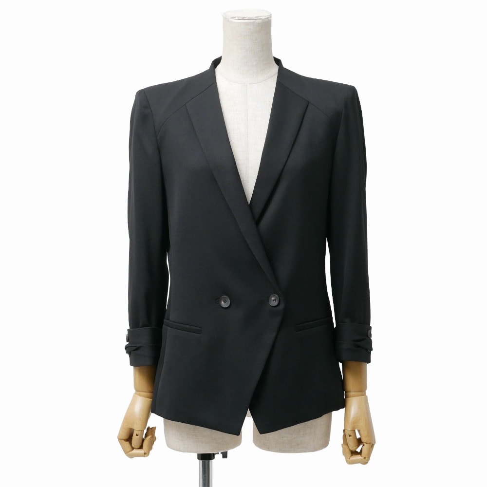 HELMUT LANG ヘルムートラング テーラードジャケット サイズ0 ブレザー ダブルブレスト ブランド古着【中古】20260403/RA8701