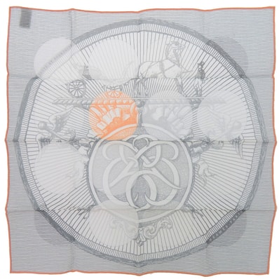 エルメス カレ40 追いかけっこ SUITE ET POURSU