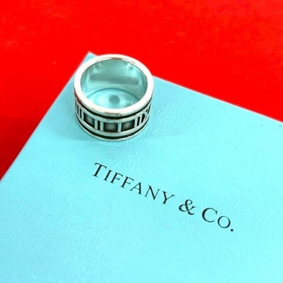 TIFFANY&Co. ティファニー ワイド アトラス リング シルバー925 リング・指輪 12号 シルバー
38670