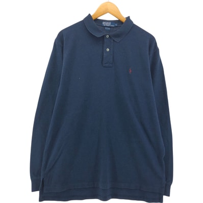 古着 ラルフローレン Ralph Lauren POLO by Ralph Lauren 長袖 ポロシャツ メンズXL相当/eaa551306