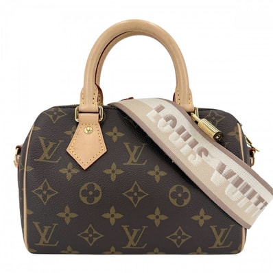 LOUIS VUITTON ルイヴィトン 2WAY モノグラム スピーディバンドリエール20 ハンドバッグ ショルダーバッグ 肩掛け 斜め掛け 鞄 かばん M46222 ブラウン 茶 ゴールド金具 レディース【中古品】