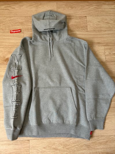 Supreme x Nike Hooded Sweatshirt "Heather Grey"