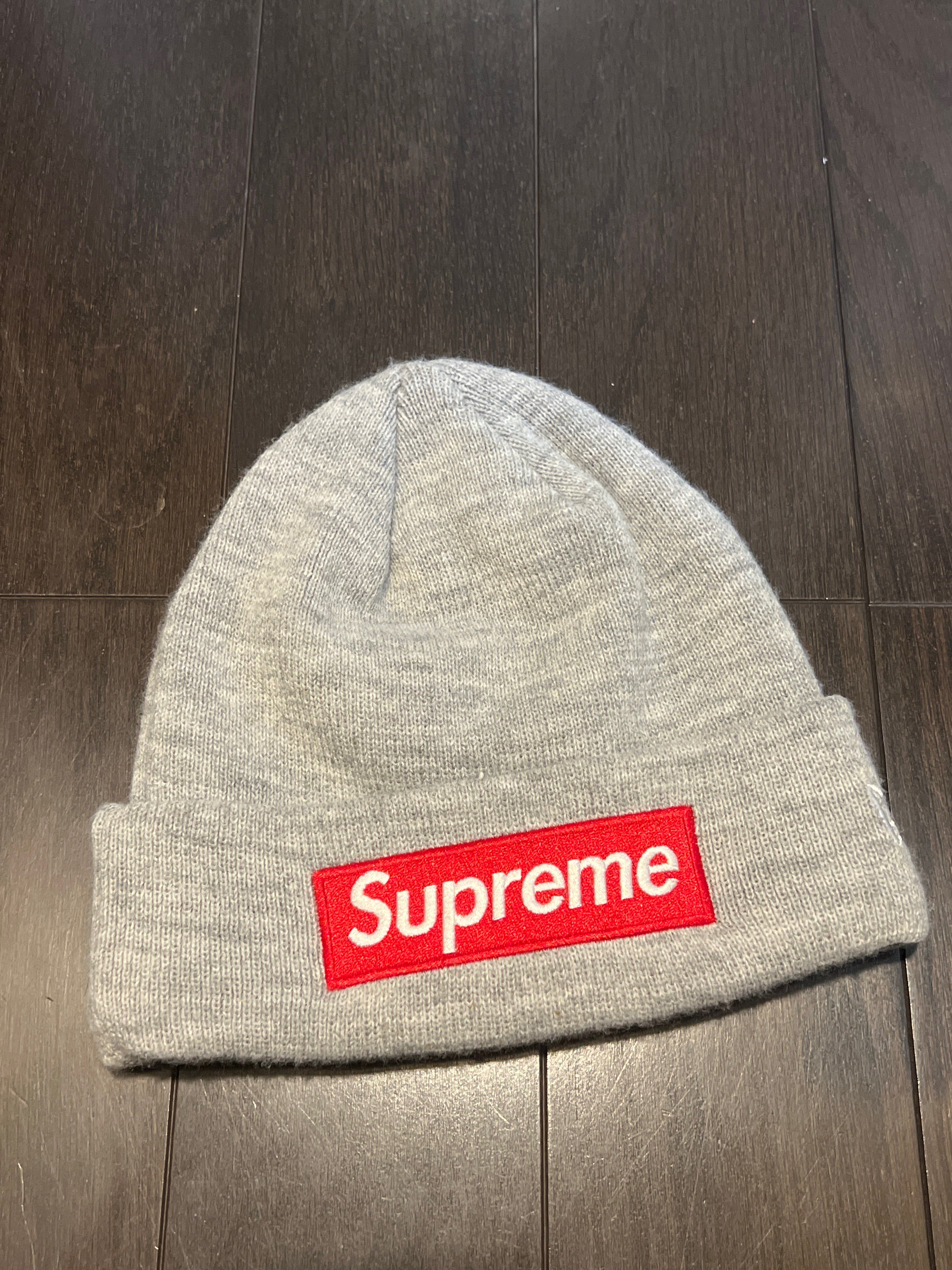 Supreme Box Logo Beanie "Grey" (18FW)