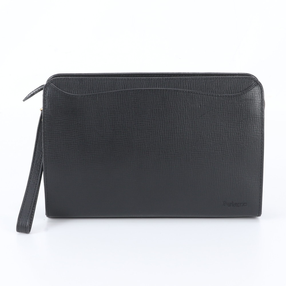 ■美品 バーバリー セカンドバッグ レザー