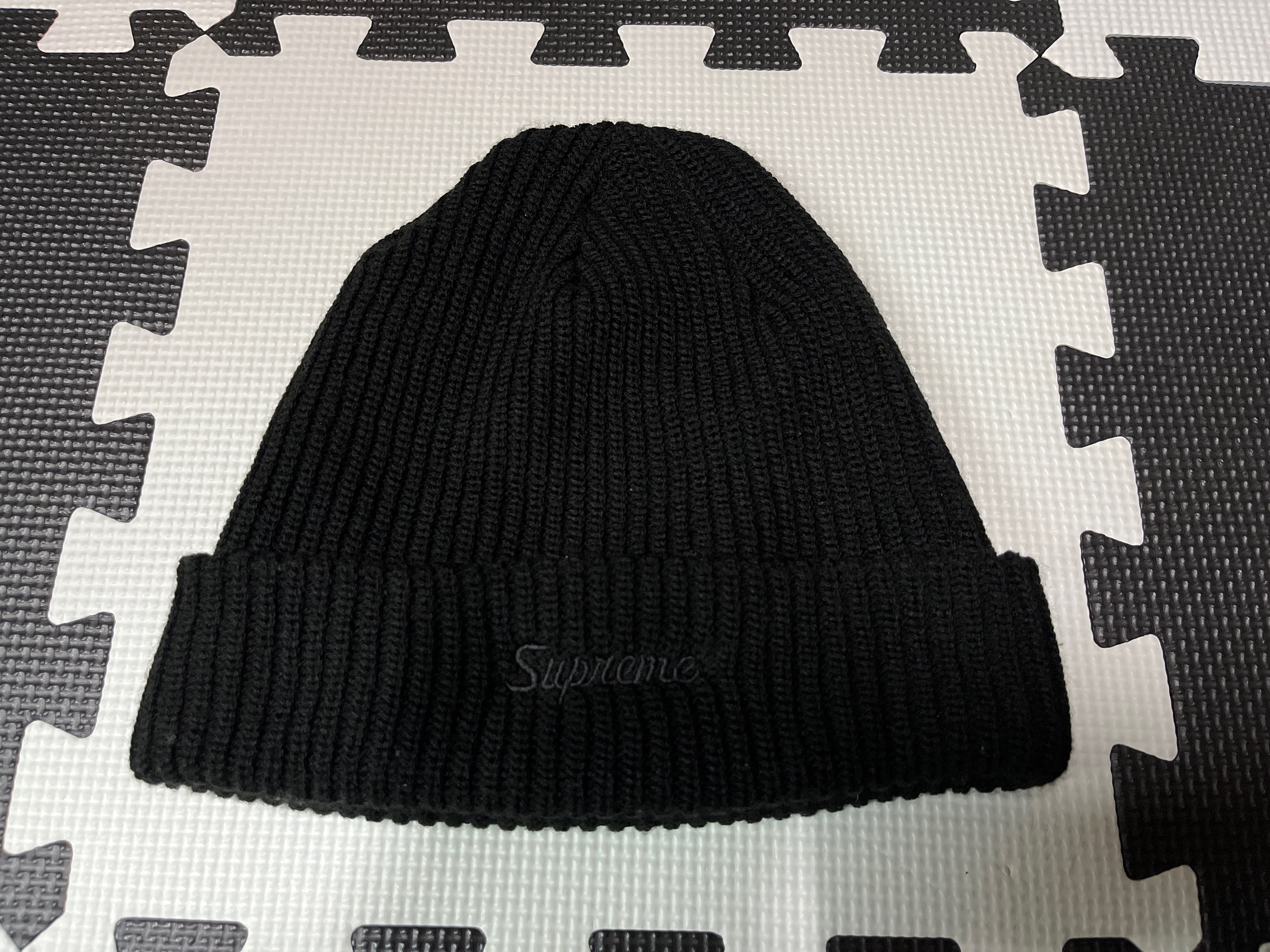 Supreme Loose Gauge Beanie 2 "Black" (21FW)