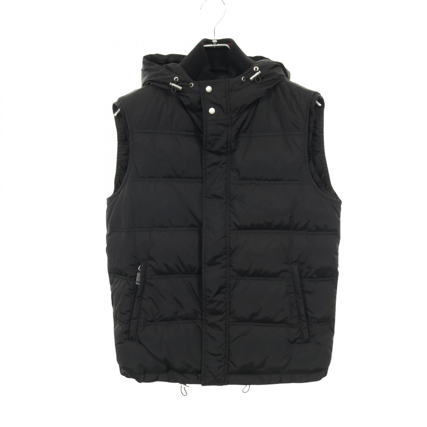 グッチ GUCCI ダウンベスト 衣料品 アウター ナイロン メンズ ブラック系 24416 【中古】