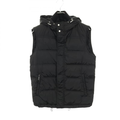 グッチ GUCCI ダウンベスト 衣料品 アウター ナイロン メンズ ブラック系 24416 【中古】