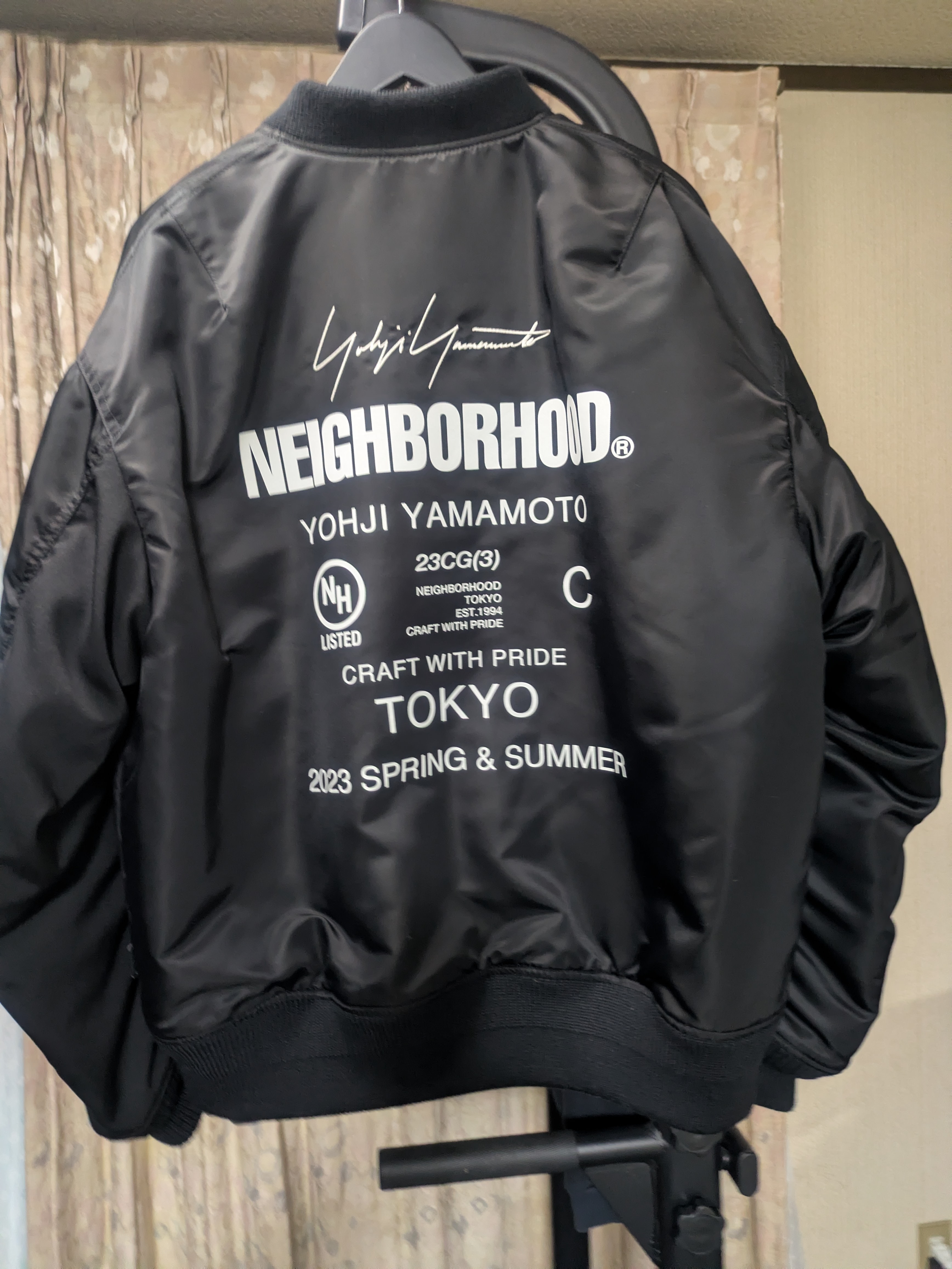 NEIGHBORHOOD x Yohji Yamamoto POUR HOMME YN . MA-1 Jacket . NY