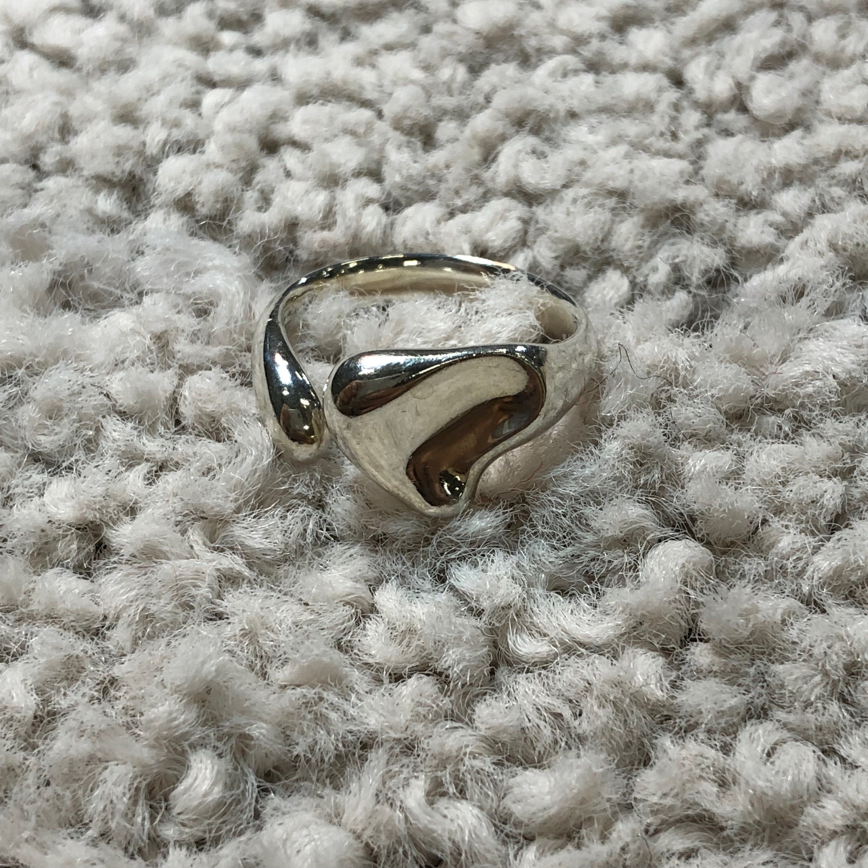 TIFFANY SV925リング エルサペレッティ フルハート4.5g