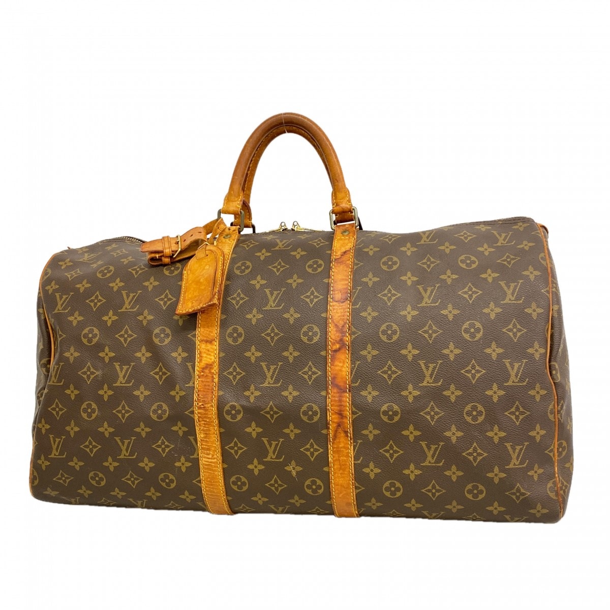 ★最終価格【6gd5155】ルイヴィトン ボストンバッグ モノグラム キーポル55 M41424 ブラウン【中古】メンズ レディース ユニセックス