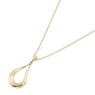 ティファニー TIFFANY&CO ティアドロップ ネックレス ネックレス ジュエリー K18(イエローゴールド) レディース ゴールド系 【中古】