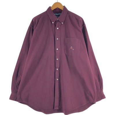古着 ラルフローレン Ralph Lauren GOLF ゴルフ TILDEN 長袖 ボタンダウンシャツ メンズXL相当/eaa521403