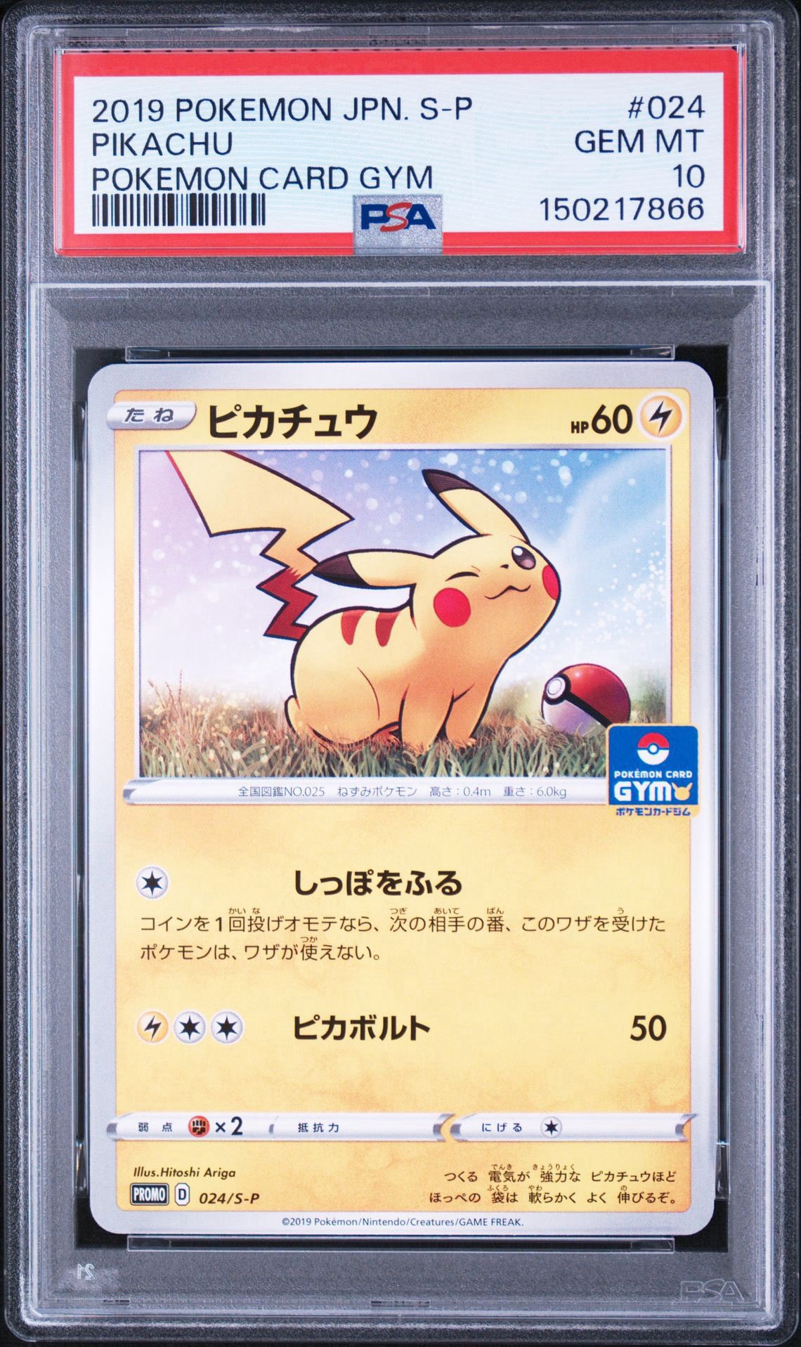 PSA10】ピカチュウ: プロモ P [S-P 024](ポケモンカードゲーム ソード