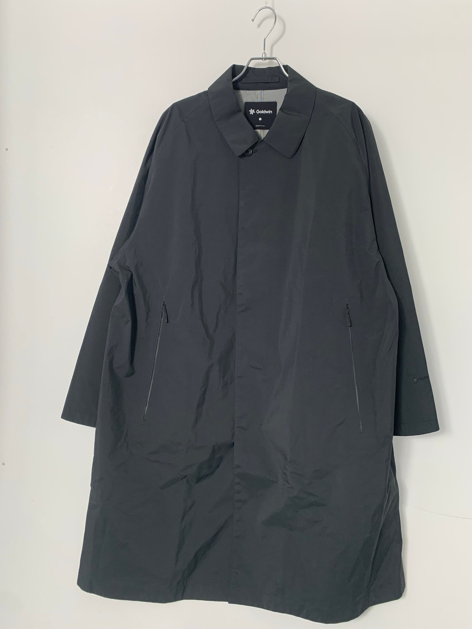 Goldwin GORE-TEX Over Bal Collar Coat Black