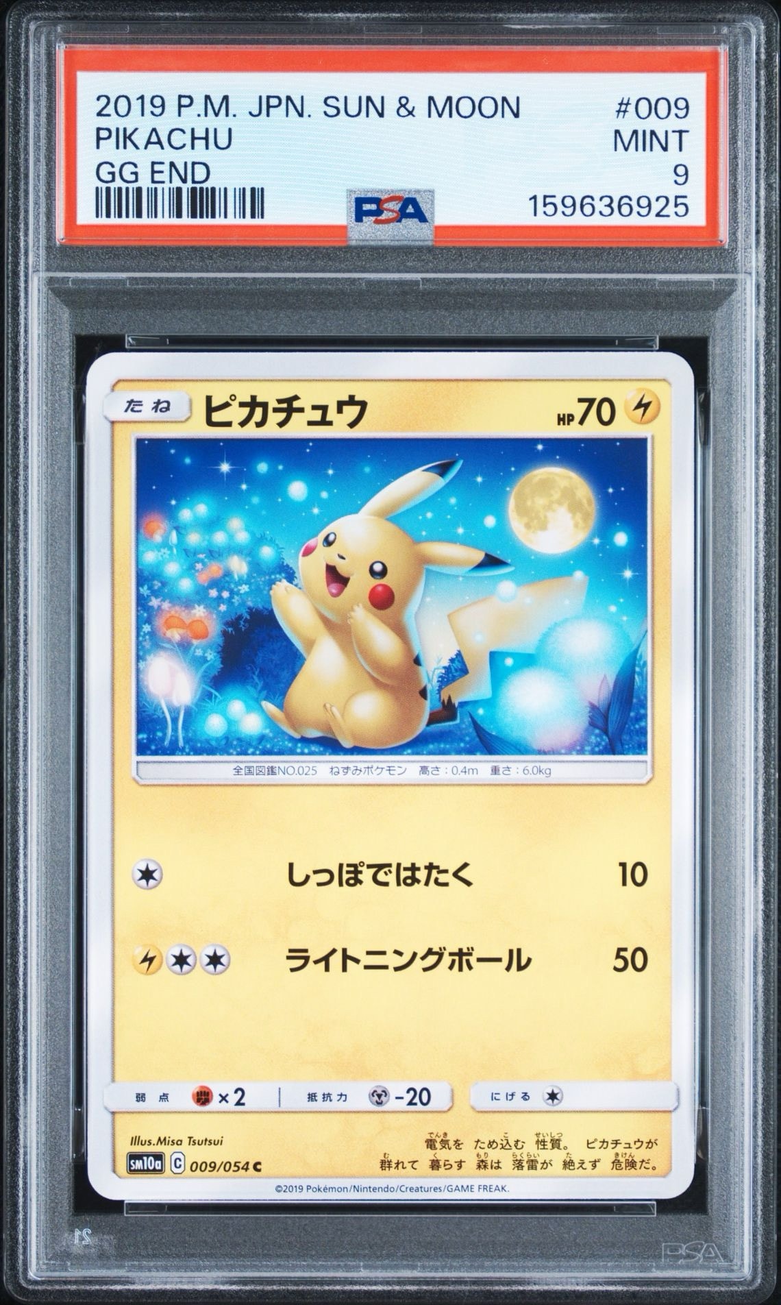 ピカチュウ C SM10a ジージーエンド 009/054 psa10 PSA10】ピカチュウ C [SM10a 009/054](強化拡張パック「ジージーエンド