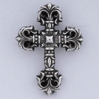 Chrome Hearts Filigree Cross XS Pendant "Silver"