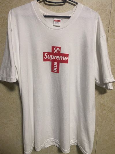 Supreme Cross Box Logo Tee "White"