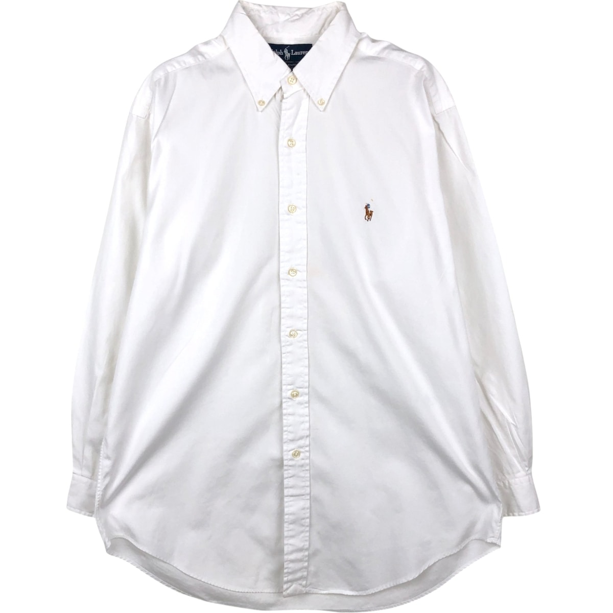 古着 ラルフローレン Ralph Lauren YARMOUTH 長袖 ボタンダウンシャツ メンズL相当/eaa678402