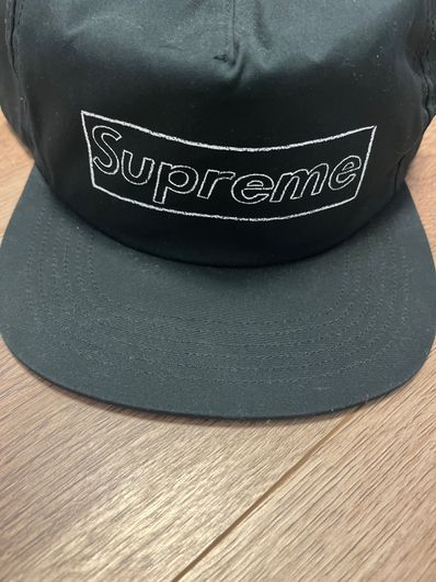 Supreme KAWS Chalk Logo 5-Panel "Black"