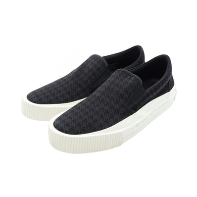 モンクレール MONCLER バルカン FRAGMENT スニーカー スリッポン 靴 ファブリック メンズ ブラック系 【中古】