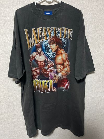 刃牙 x LFYT HANMA BAKI TEE "VINTAGE BLACK"