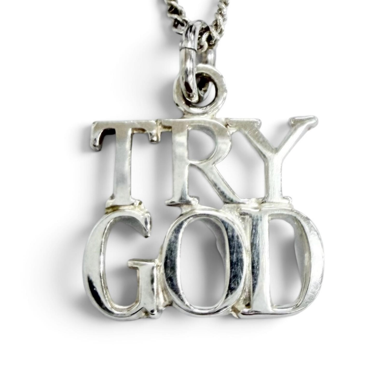 極美品 ティファニー ネックレス TRY GOD スターリングシルバー