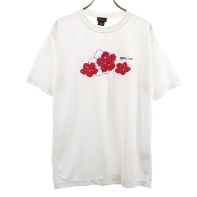 美品 MARMOT マーモット 半袖 Tシャツ M ホワイト