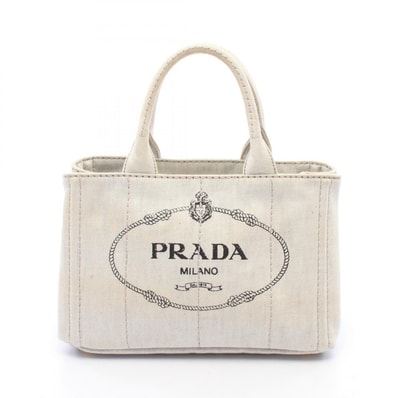プラダ PRADA DENIM CANAPA カナパ トートバッグ バッグ デニム レディース ブルー系 1BG439 【中古】