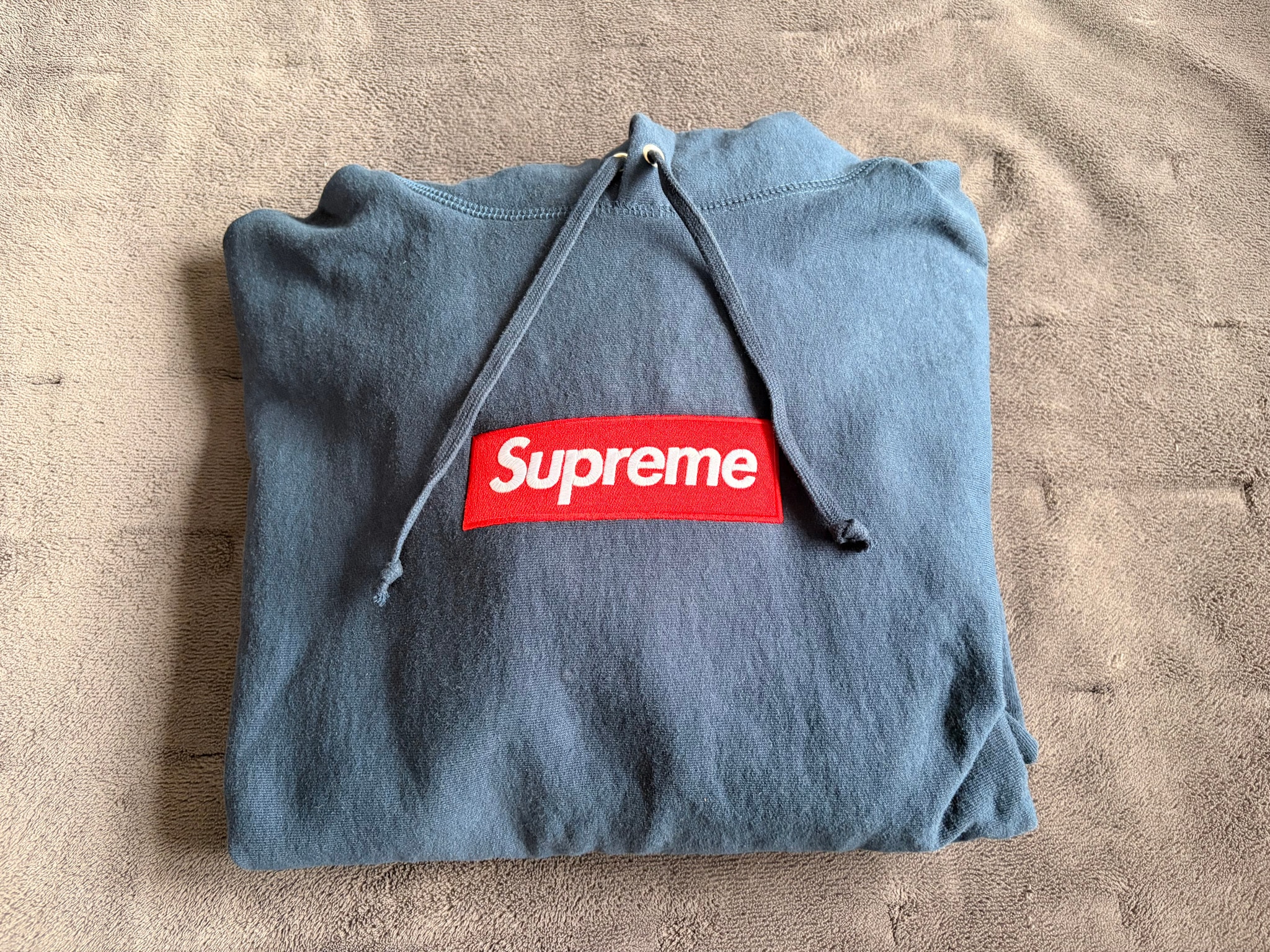 Supreme Box Logo Hooded Sweatshirt "Navy" (24FW)