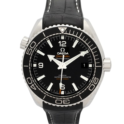 オメガ OMEGA シーマスター プラネットオーシャン 腕時計 時計 ステンレススチール ラバーベルト 革 メンズ ブラック系 215.33.44.21.01.001 【新品】
