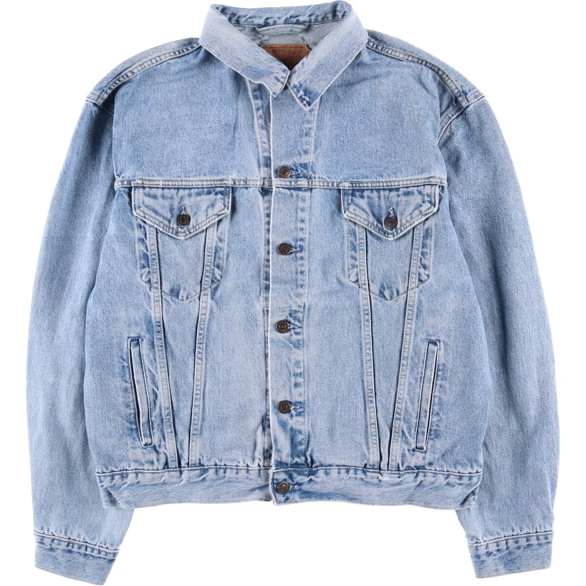 古着 90年代 リーバイス Levi's 70503 02 ユーロモデル デニムジャケット Gジャン イタリア製 メンズXL相当 ヴィンテージ/eaa575163