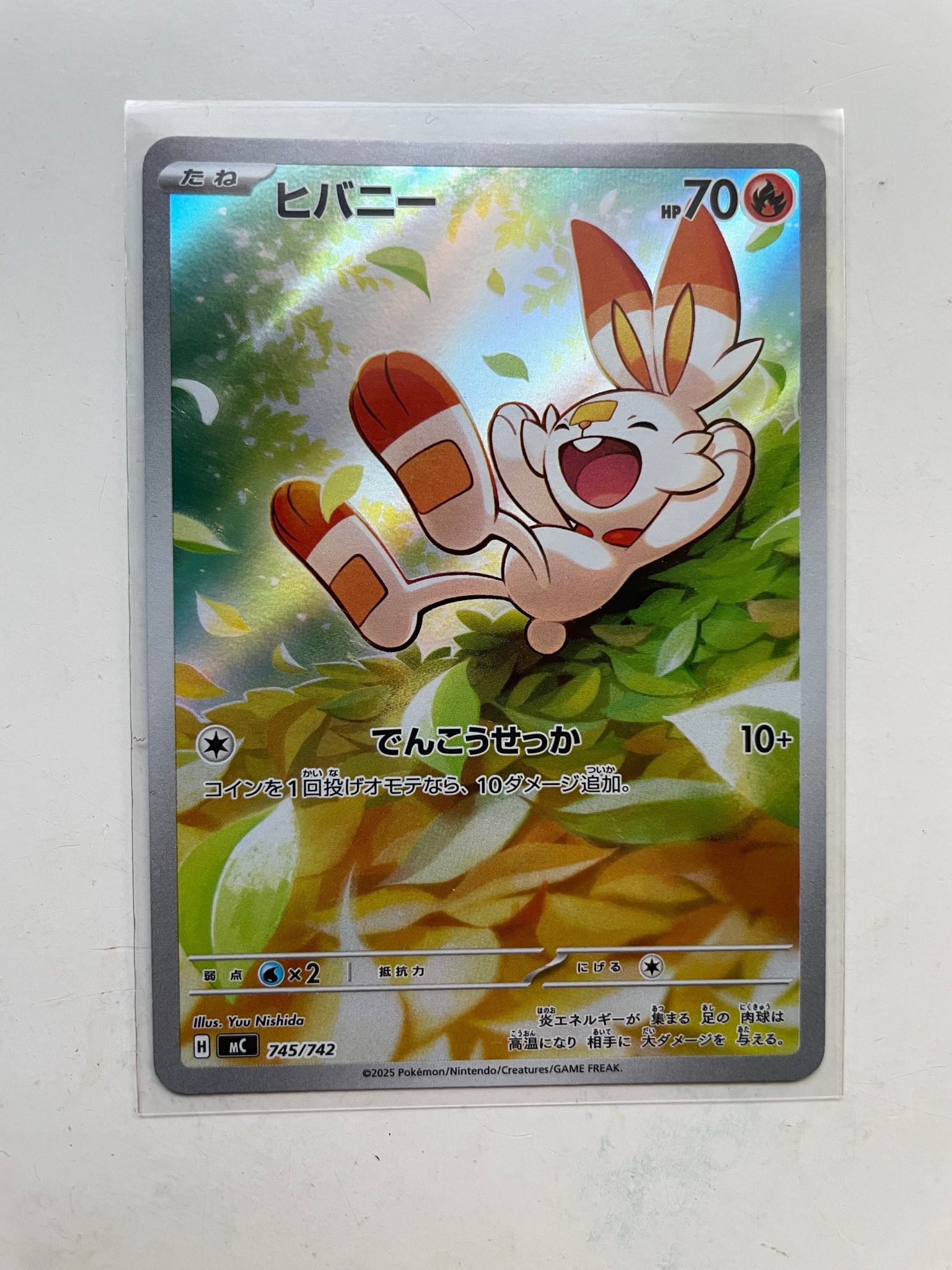 【完美品】【センタリング◎】ヒバニー AR スタートデッキ100 745/742 ヒバニー AR仕様 [MC 745/742](スタートデッキ100「バトルコレクション