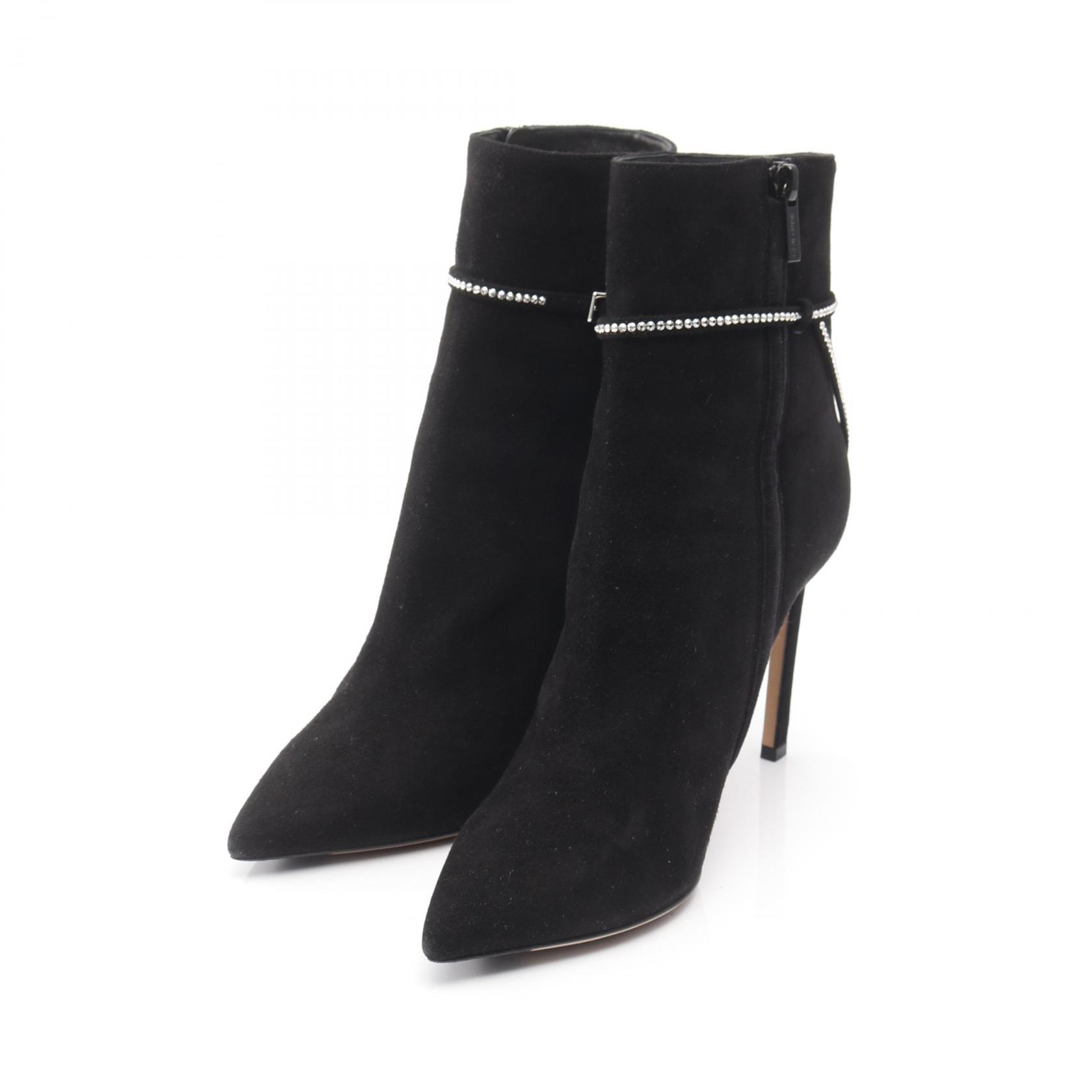 ジミーチュウ JIMMY CHOO ブーツ 靴 スウェード レディース ブラック系 【中古】