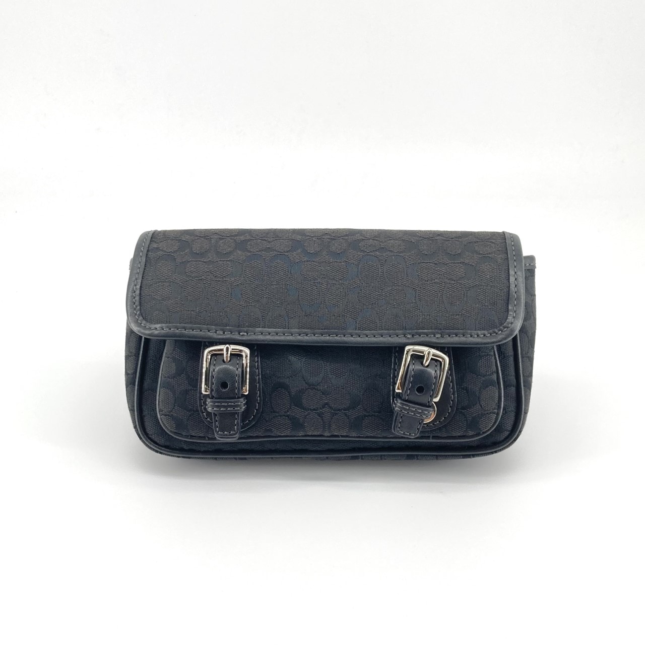COACH(コーチ) シグネチャー F77157 ウエストバッグ ブラック