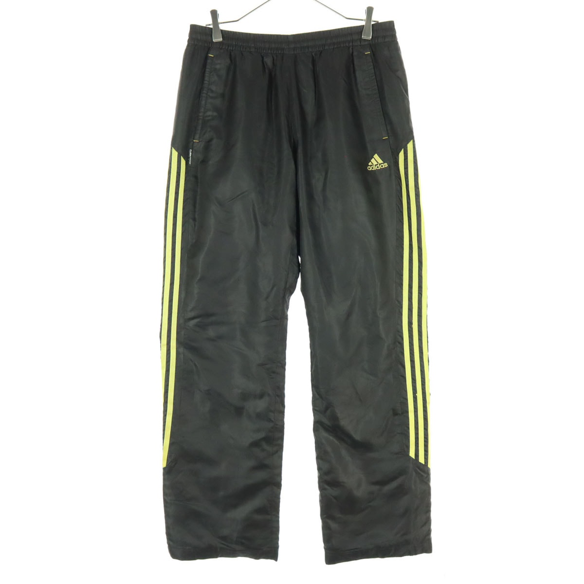 adidas アディダス ウインドパンツ O ブラック ライン ゴールド