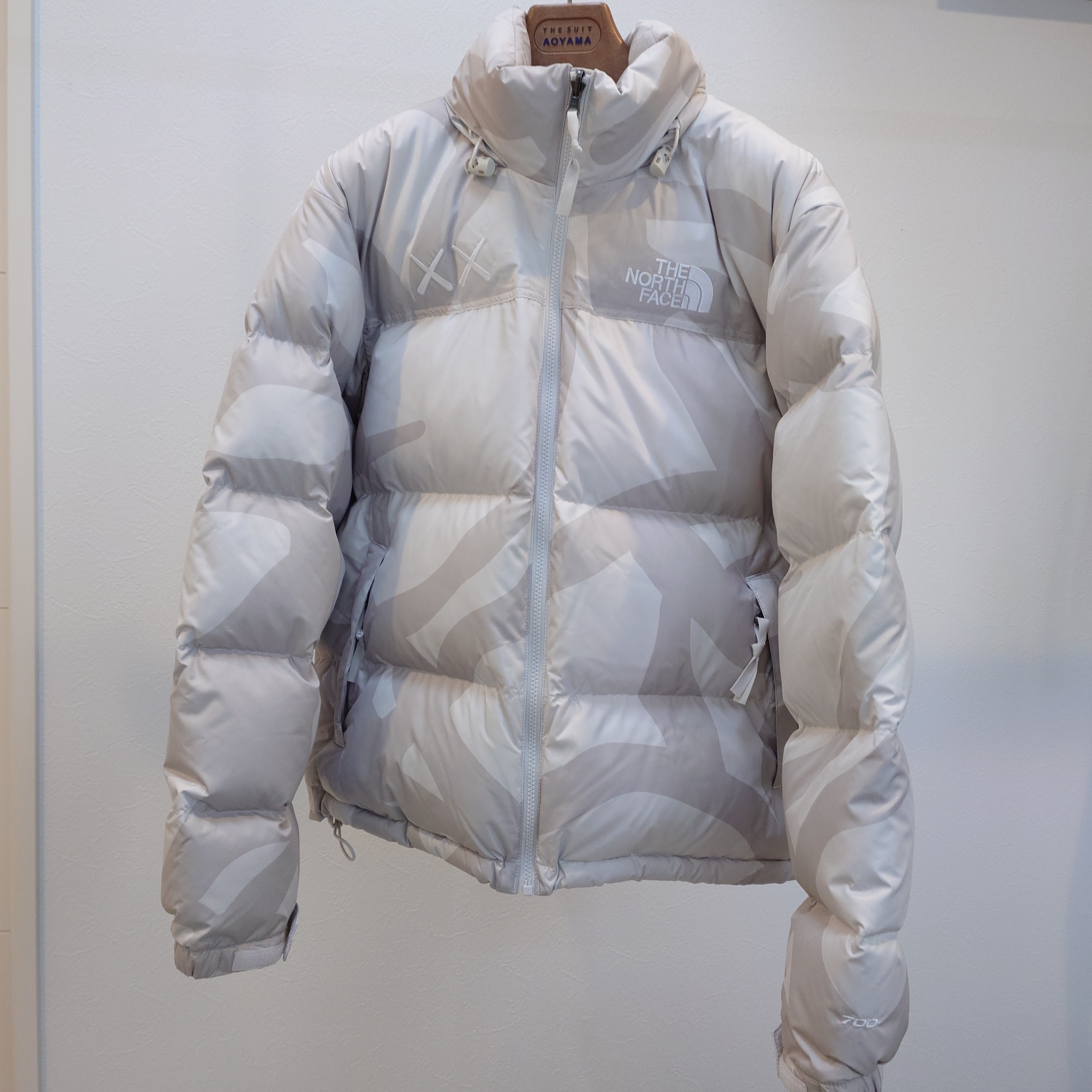 The North Face Kaws Retro 1996 Nuptse Jacket "Moonlight Ivory"