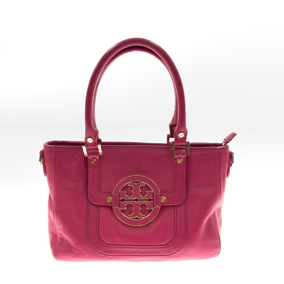 〇〇TORY BURCH トリーバーチ アマンダ 2WAY ショルダー ハンド バッグ ピンク
